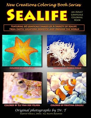 New Creations Coloring Book Series: Sealife by Davis, Teresa