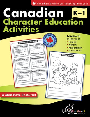 Canadian Character Education Activities Grades K-1 by Turnbull, Demetra