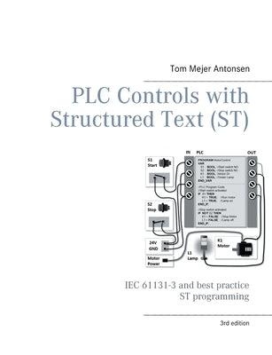 PLC Controls with Structured Text (ST), V3 Monochrome: IEC 61131-3 and best practice ST programming by Antonsen, Tom Mejer