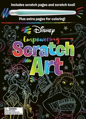 Disney: Empowering Scratch Art: With Scratch Tool and Coloring Pages by Igloobooks