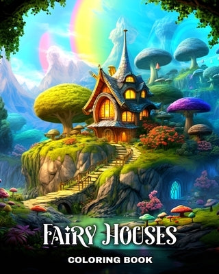 Fairy Houses Coloring Book: Whimsical Fairy Houses Coloring Pages for Adults and Teens by Peay, Regina