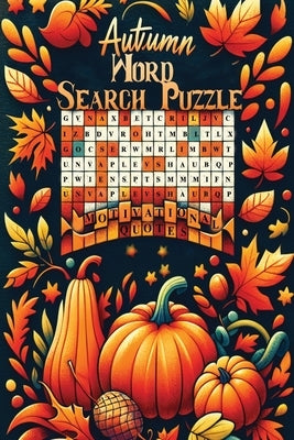 Autumn Word Search Puzzle Book with Autumn Quotes by Publishing, Icons Media