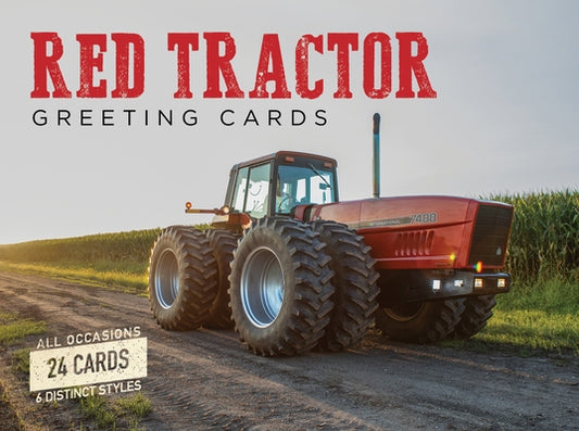 Red Tractor Greeting Cards: All Occasions - 6 Distinct Styles by Klancher, Lee