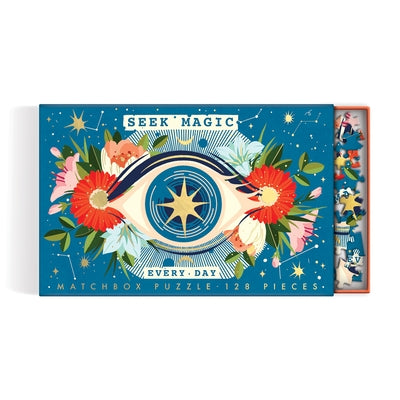 Seek Magic Every Day 128 Piece Matchbox Puzzle by Galison