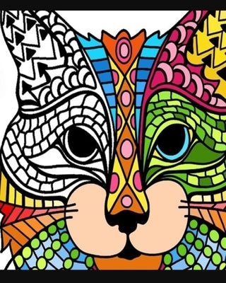 Cats with Mandalas - Adult Coloring Book: Beautiful Coloring Pages for Adults Relaxation with Stress ... by Press, Mandala Printing