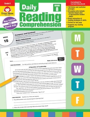 Daily Reading Comprehension, Grade 8 Teacher Edition by Evan-Moor Corporation