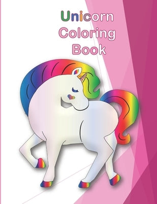 Unicorn Coloring Book: 8.5 x 11 inches 21.59 x 27.94 cm matte cover for Kids and young Girls Ages 4-8 by Fahoum, Hatim