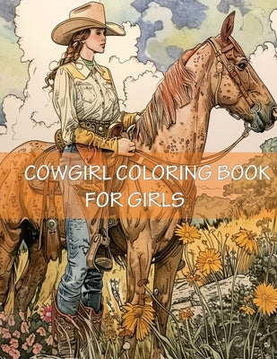 Cowgirl Coloring Book For Girls: Western Country Cow Girls With Cowboy Boots, Hats, Horses and More for the Girls by James, Earl