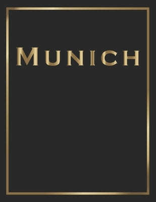 Munich: Gold and Black Decorative Book - Perfect for Coffee Tables, End Tables, Bookshelves, Interior Design & Home Staging Ad by Interior Styling, Contemporary