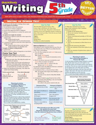 Writing 5th Grade by Barcharts Inc