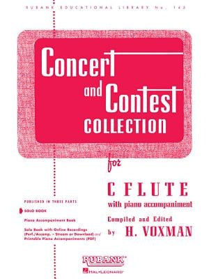 Concert and Contest Collection for C Flute: Solo Book Only by Voxman, H.