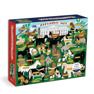 Presidents' Pets 2000 Piece Puzzle by Galison