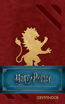 Harry Potter: Gryffindor Ruled Pocket Journal by Insight Editions