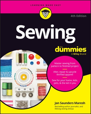 Sewing for Dummies by Saunders Maresh, Jan