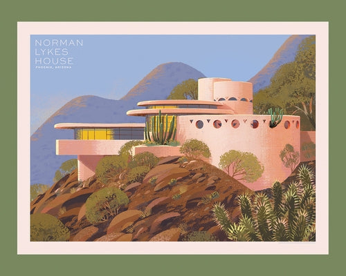 Frank Lloyd Wright Puzzle Collection: Norman Lykes House: Officially Licensed 1,000 Piece Jigsaw Puzzle by Kim Smith by Smith, Kim