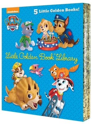 Paw Patrol Little Golden Book Library (Paw Patrol): Itty-Bitty Kitty Rescue; Puppy Birthday!; Pirate Pups; All-Star Pups!; Jurassic Bark! by Various