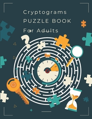 Cryptograms Puzzle Book for Adults: 400 Inspirational, Funny & Wise Large by Creative Eh Publishing