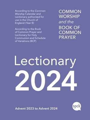 Common Worship Lectionary 2024 Spiral Bound by 