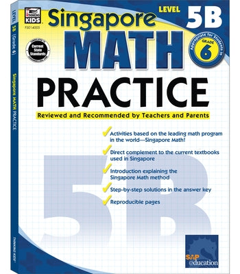 Math Practice, Grade 6 by Singapore Asian Publishers