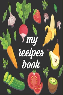 my recipe book: Recipe Binder Set with Plastic Page Protectors and Recipe Cards, Cook With Love by Book, Recipe