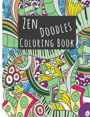 Zendoodle Coloring Books: Stress Reliever and Calming Patterns Relax Coloring Books Inspiring Doodle Design 8.5x11" by Freedom Bird