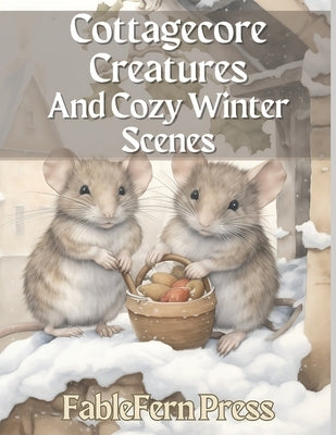 Cottagecore Creatures and Cozy Winter Scenes: A poem for the winter solstice with images from the Cottagecore Creatures Collection by Press, Fablefern