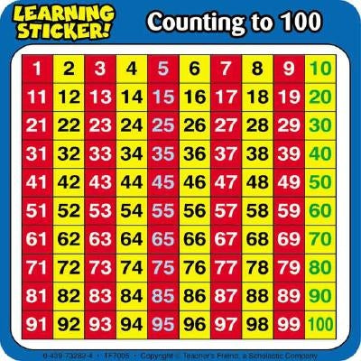 Counting to 100 Learning Stickers by Scholastic