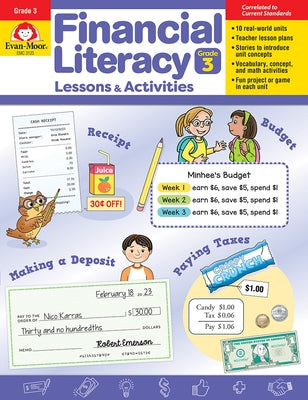 Financial Literacy Lessons and Activities, Grade 3 - Teacher Resource by Evan-Moor Corporation