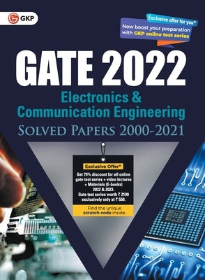 Gate 2022 Electronics & Communication Engineering - Solved Papers (2000-2021) by G K Publications (P) Ltd