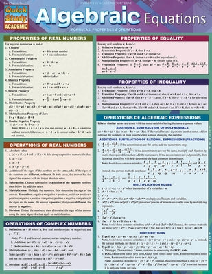 Algebraic Equations by Kizlik