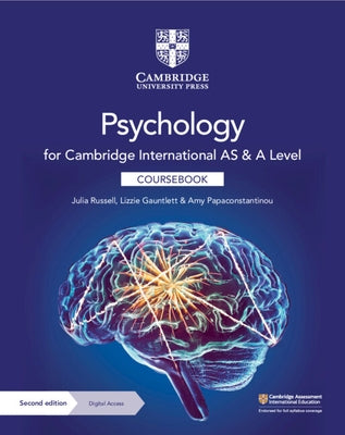 Cambridge International as & a Level Psychology Coursebook with Digital Access (2 Years) by Russell, Julia