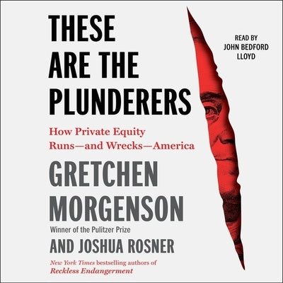 These Are the Plunderers: How Private Equity Runs--And Wrecks--America by Rosner, Joshua