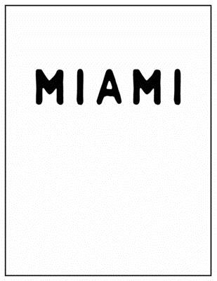 Miami: Black and white Decorative Book - Perfect for Coffee Tables, End Tables, Bookshelves, Interior Design & Home Staging A by Interior Styling, Contemporary