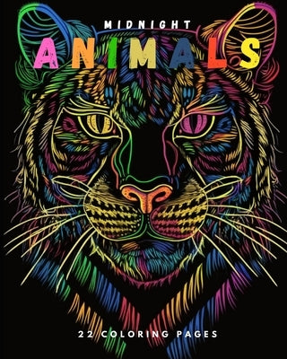 Midnight Animals (Coloring Book): 22 Coloring Pages by Soda, Galactic