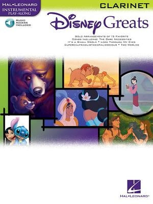 Disney Greats for Clarinet Instrumental Play-Along Pack Book/Online Audio [With CD (Audio)] by Hal Leonard Corp