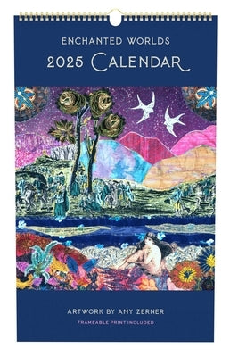 2025 Enchanted Worlds Poster Wall Calendar by Insights