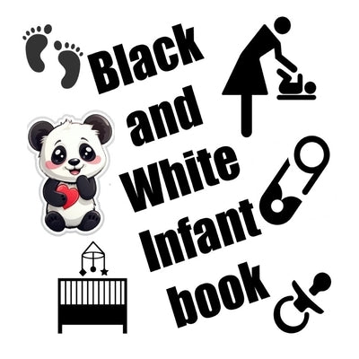 Black and White High Contrast Infant Book by T, Harishi