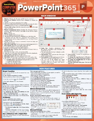 Microsoft PowerPoint 365 - 2019: A Quickstudy Laminated Software Reference Guide by Lambert, Joan