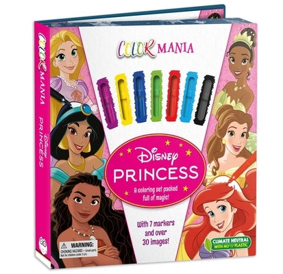 Disney Princess: Colormania: With 7 Felt Tip Pens and 30 Pages of Coloring by Igloobooks