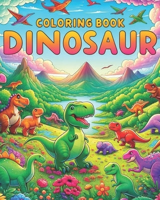 Dinosaur Coloring Book: Creative Dinosaur Illustrations, Large Size Print, One-sided Images by Hagen, Sophie