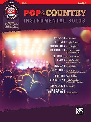 Pop & Country Instrumental Solos for Strings: Book & CD by Galliford, Bill