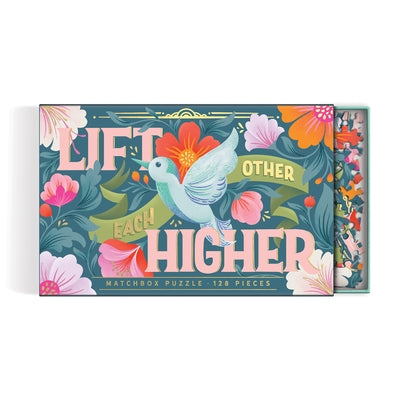 Lift Each Other Higher 128 Piece Matchbox Puzzle by Galison