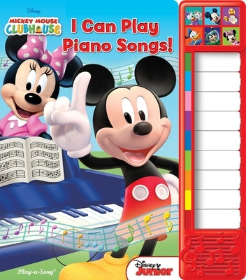 Disney Junior Mickey Mouse Clubhouse: I Can Play Piano Songs! Sound Book [With Battery] by Pi Kids