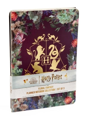 Harry Potter: Floral Fantasy Planner Notebook Collection (Set of 3) by Insights