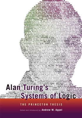 Alan Turing's Systems of Logic: The Princeton Thesis by Appel, Andrew W.