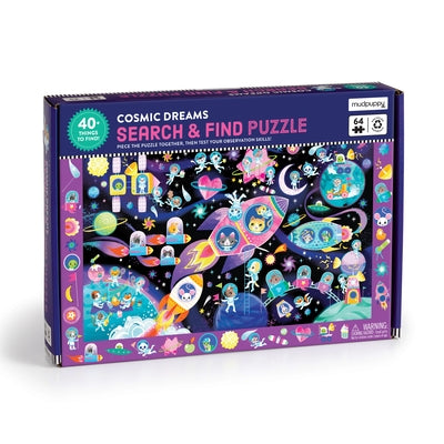 Cosmic Dreams 64 Piece Search & Find Puzzle by Mudpuppy