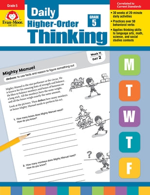 Daily Higher-Order Thinking, Grade 5 Teacher Edition by Evan-Moor Corporation