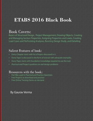 ETABS 2016 Black Book by Verma, Gaurav