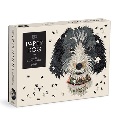 Paper Dogs 750 Piece Shaped Puzzle by Galison