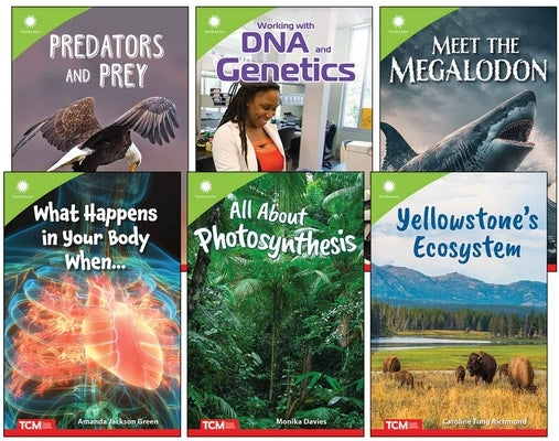 Smithsonian Steam Life Science Informational Text for Middle School 6-Book Set by Multiple Authors